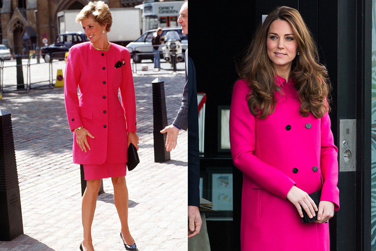 Kate Middleton outfits were inspired by Princess Diana