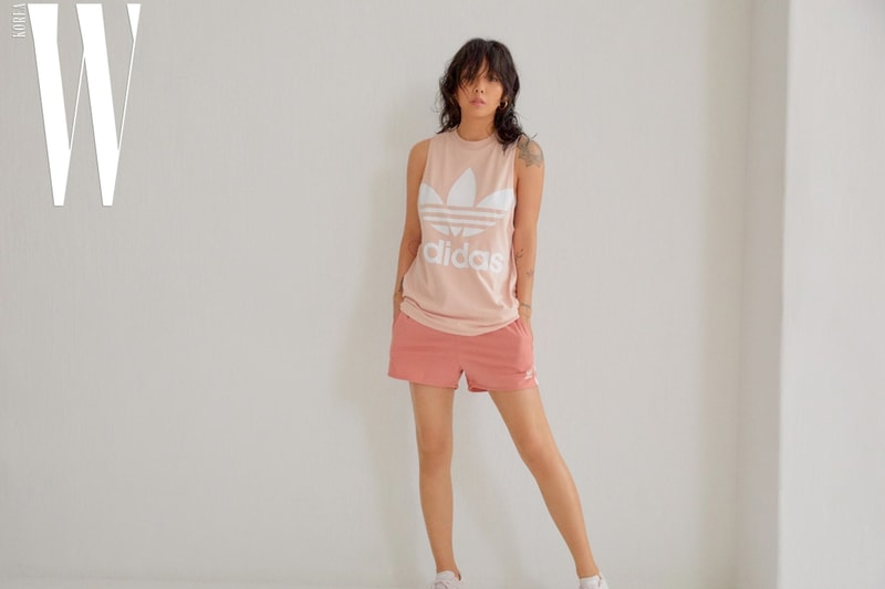 Lee Hyori W Korea adidas Originals Korea sexy photoshooting