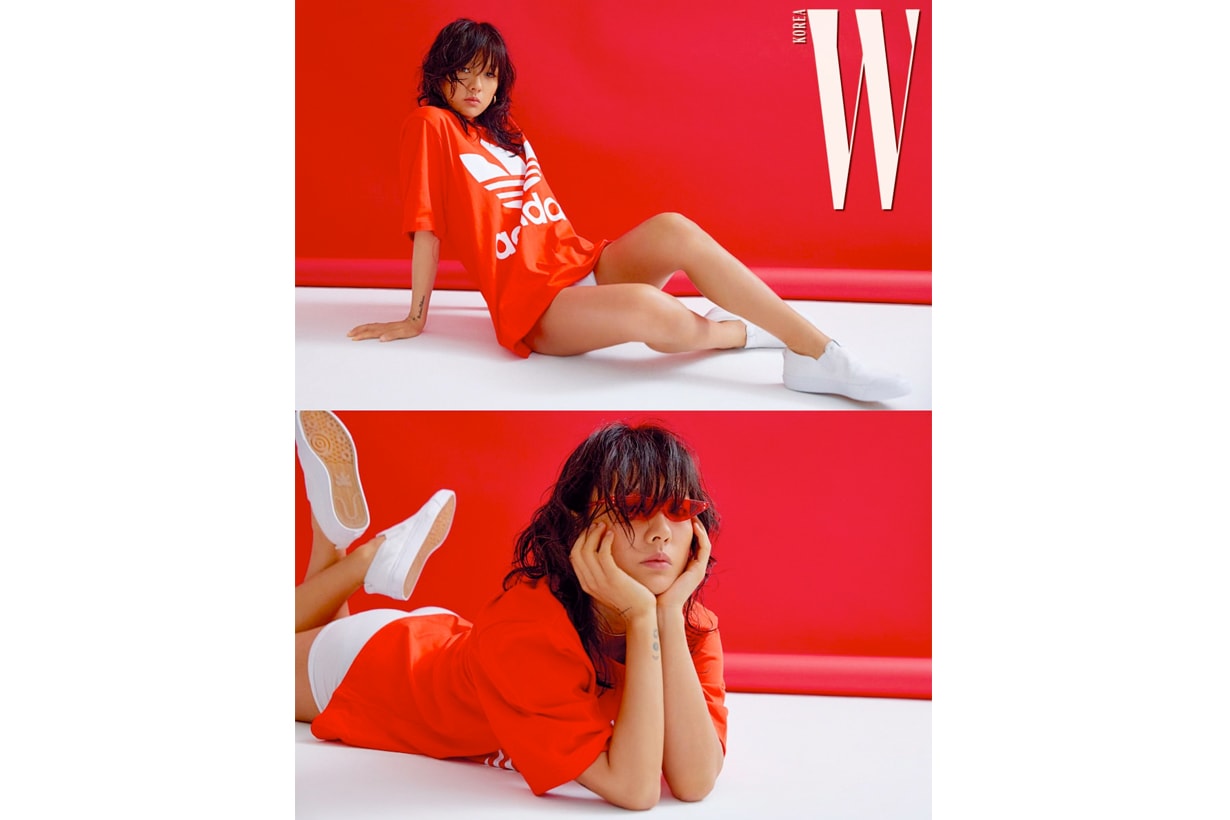 Lee Hyori W Korea adidas Originals Korea sexy photoshooting