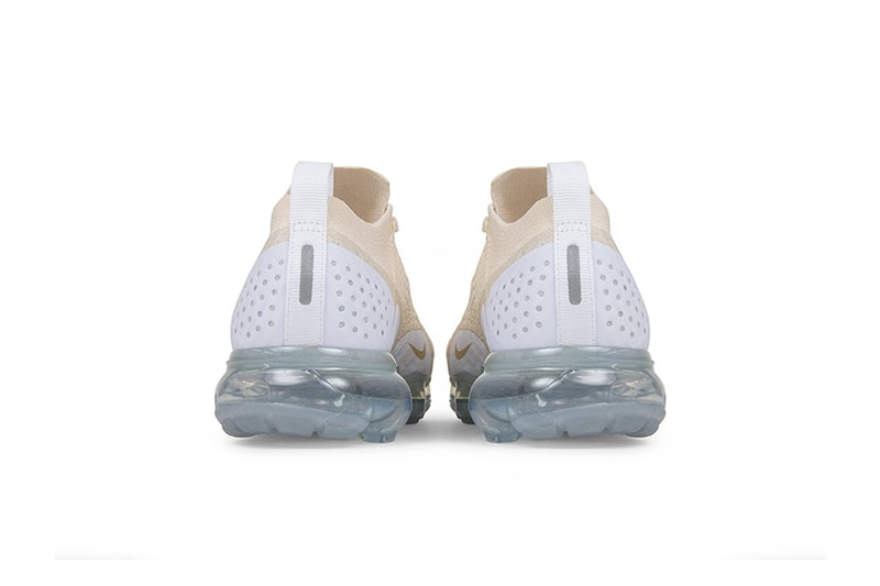 Nike Air VaporMax Flyknit 2.0  推出米白 x 金配色