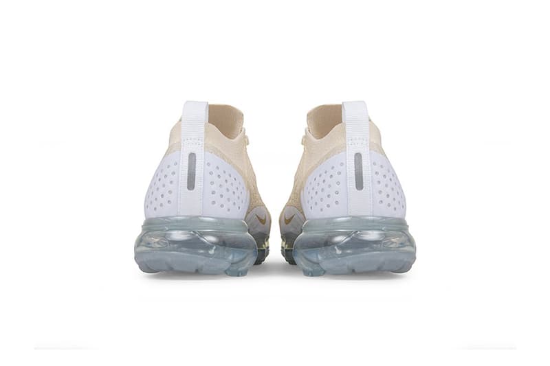 Nike Air VaporMax Flyknit 2.0 推出米白 x 金配色