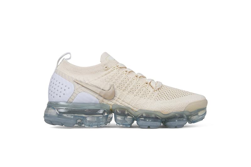 Nike Air VaporMax Flyknit 2.0  推出米白 x 金配色