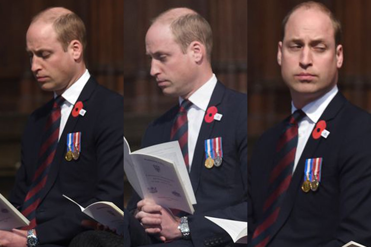 Prince William Was Falling Asleep at ANZAC Day