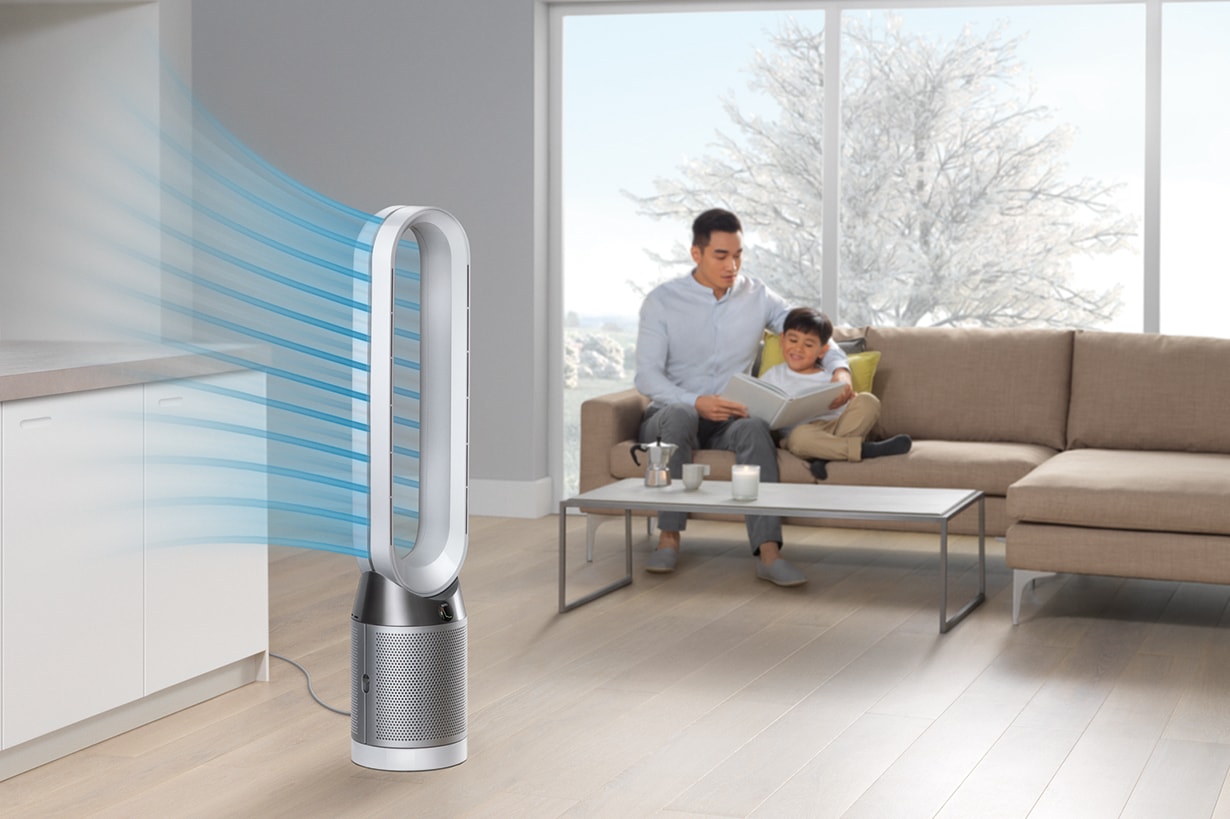 愛宅在家女生表示，很想要 Dyson 最部發佈的最新智能空氣淨化風扇