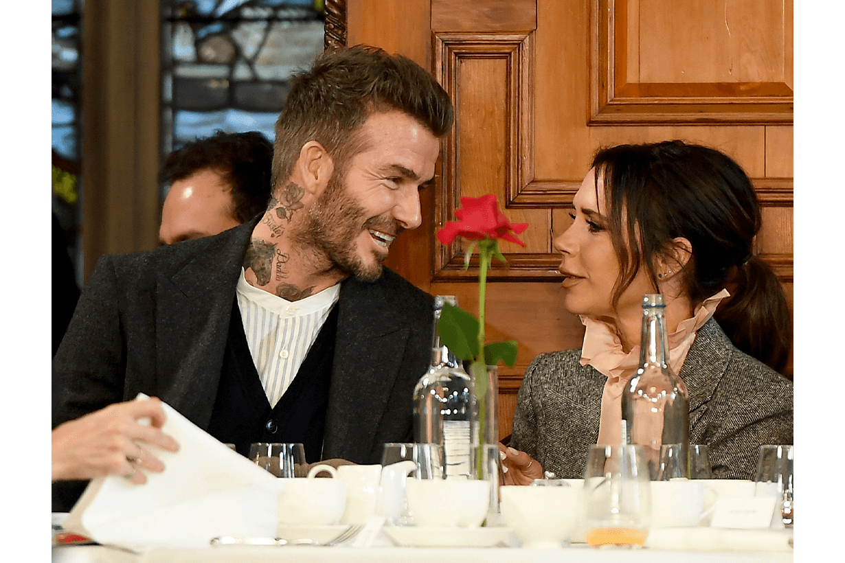 David Beckham and Victoria Beckham