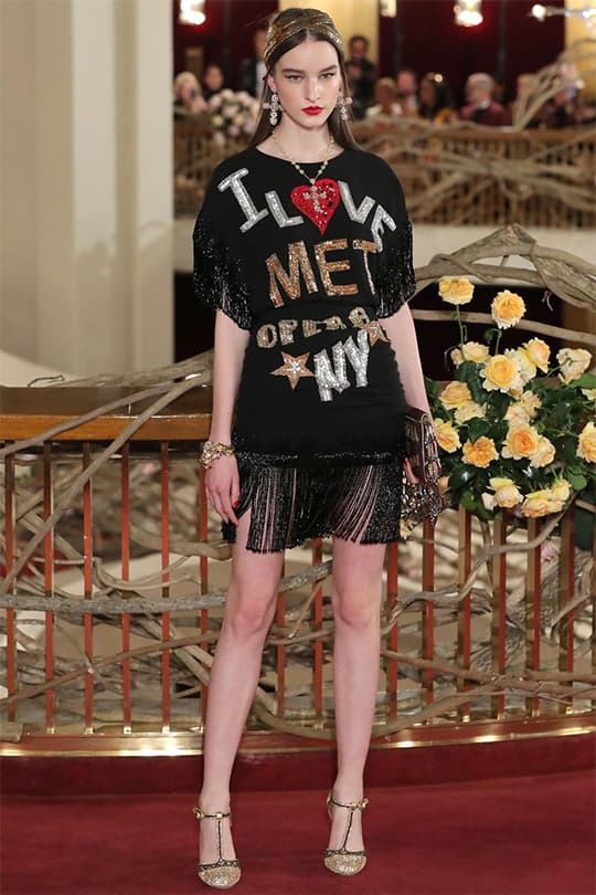 Dolce & Gabbana Alta Moda 時裝騷於紐約大都會歌劇院發佈