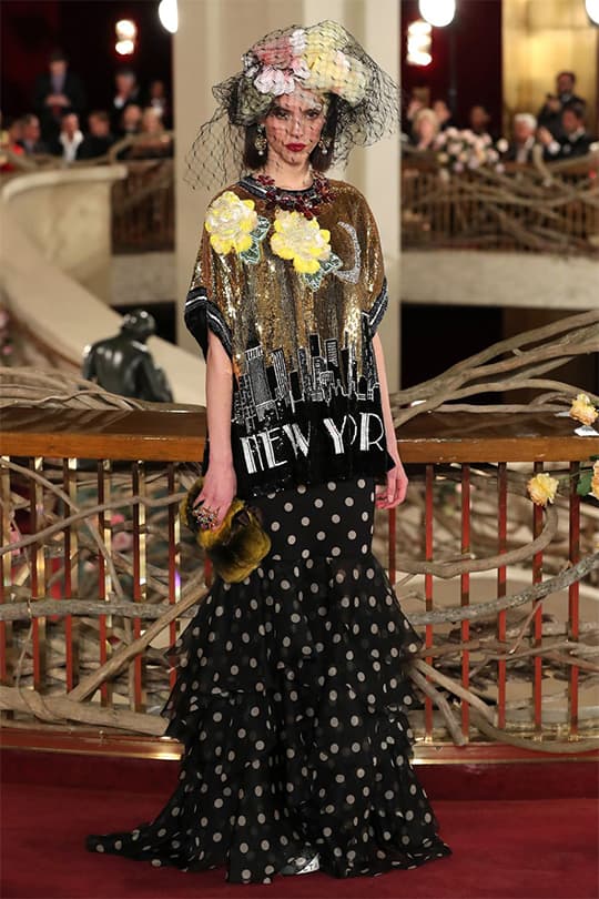 Dolce & Gabbana Alta Moda 時裝騷於紐約大都會歌劇院發佈