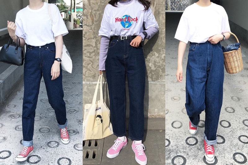 簡易白 Tee 搭配