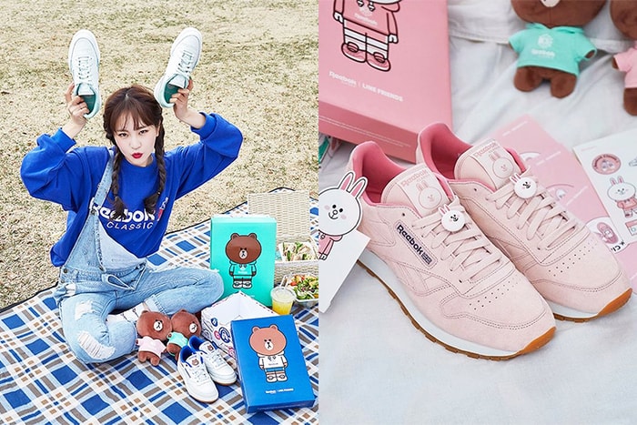 這可愛得太過份了!韓國 Line Friends 與 Reebok 推出 4 款聯乘球鞋