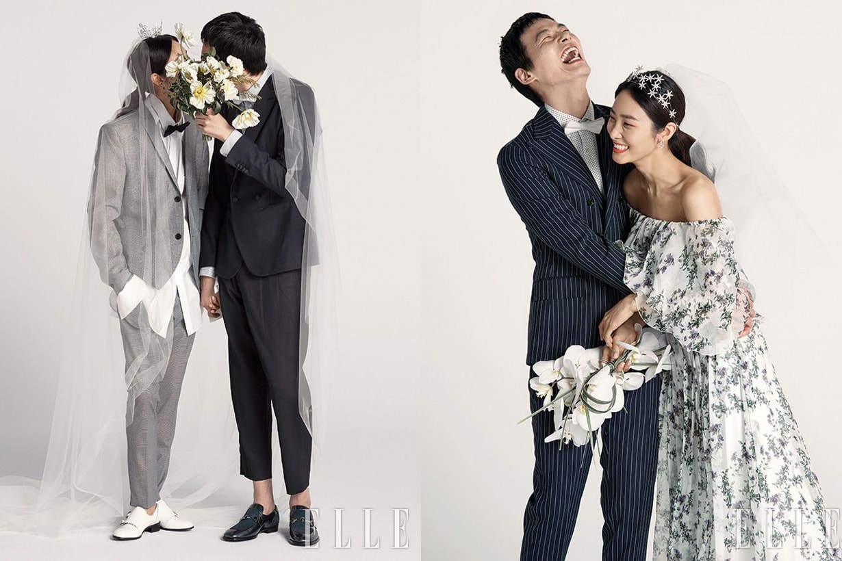 讓韓國這對潮模情侶示範  如何沒有背景道具都能拍出最時尚又親切的婚紗照