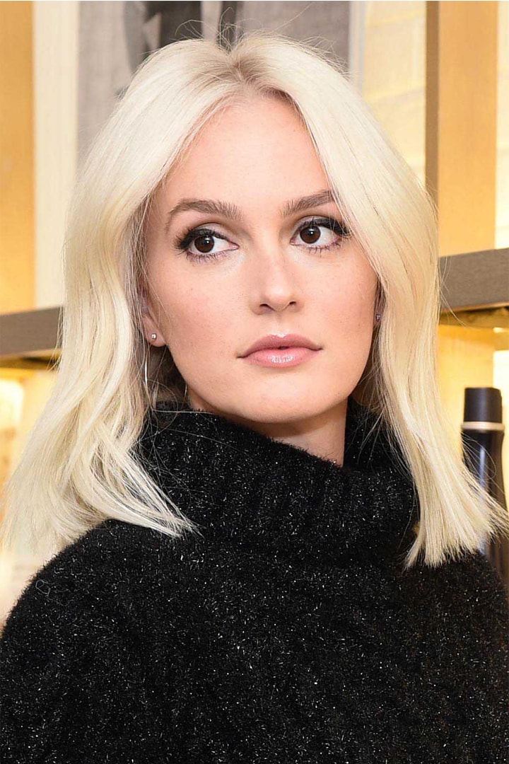 從頭戴髮箍的 Blair 到染了白金髮色的潮媽  Leighton Meester 的髮型是這樣演變過來的