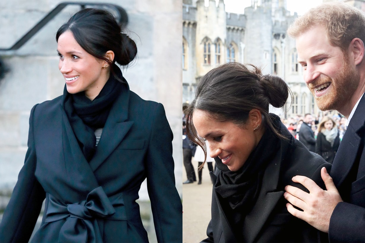 Meghan Markle Prince Harry Messy Bun British royal family kate middleton hairstyles royal protocol traditions