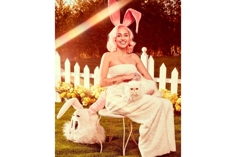 Miley Cyrus 復活節扮成性感兔女郎 其中一張照片有亮點 揭示了最新 Converse 聯名鞋