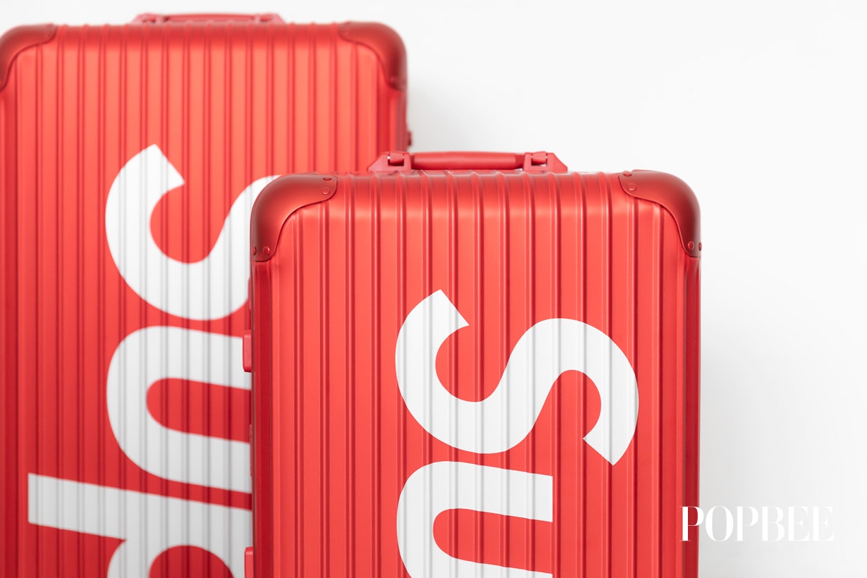 Supreme 與 Rimowa 聯乘推出標誌性紅色行李箱