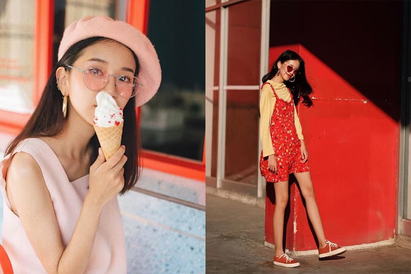 thai instagram colorful girl vanmalllinee