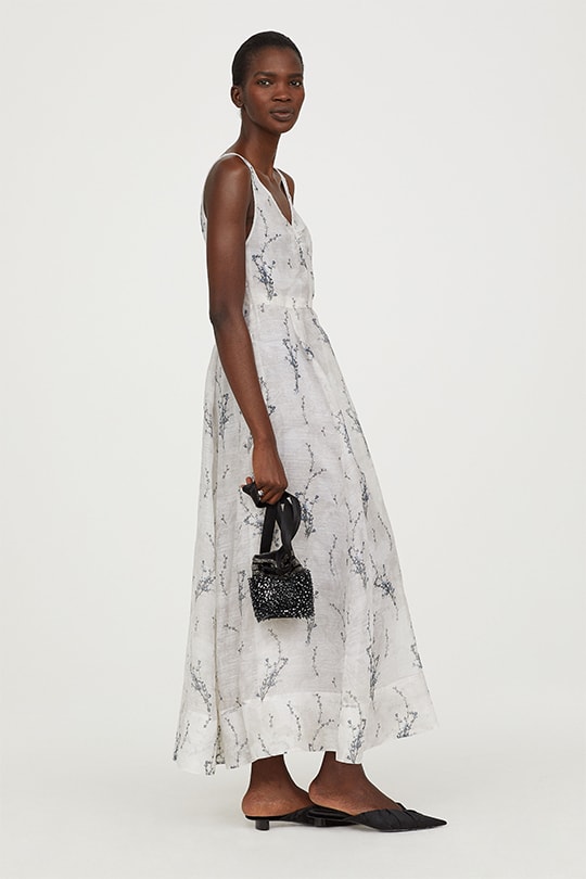 wedding-guest dress spring summer outfit idea