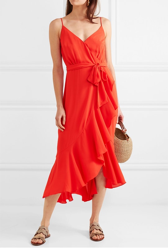 wedding-guest dress spring summer outfit idea