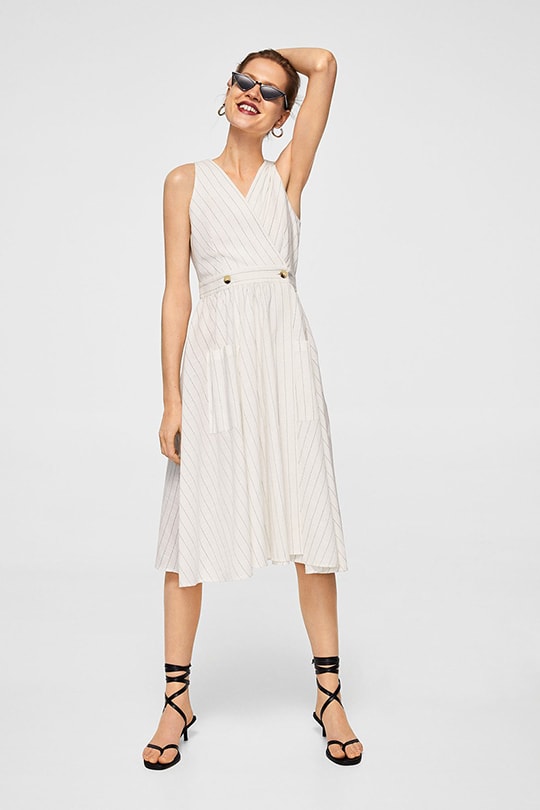 wedding-guest dress spring summer outfit idea