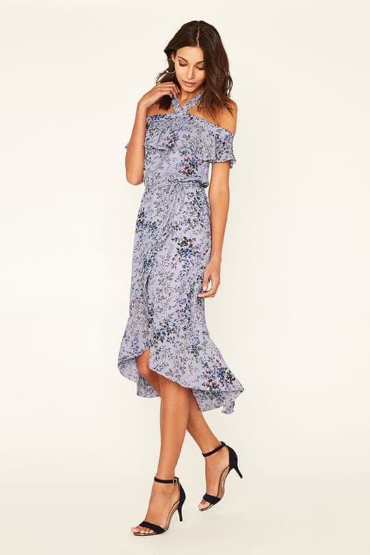 wedding-guest dress spring summer outfit idea