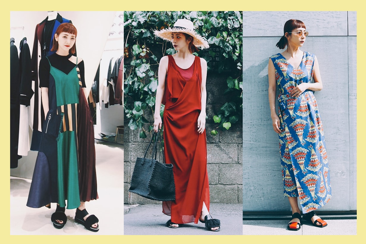 momokoogihara summer styling long dresses must have item