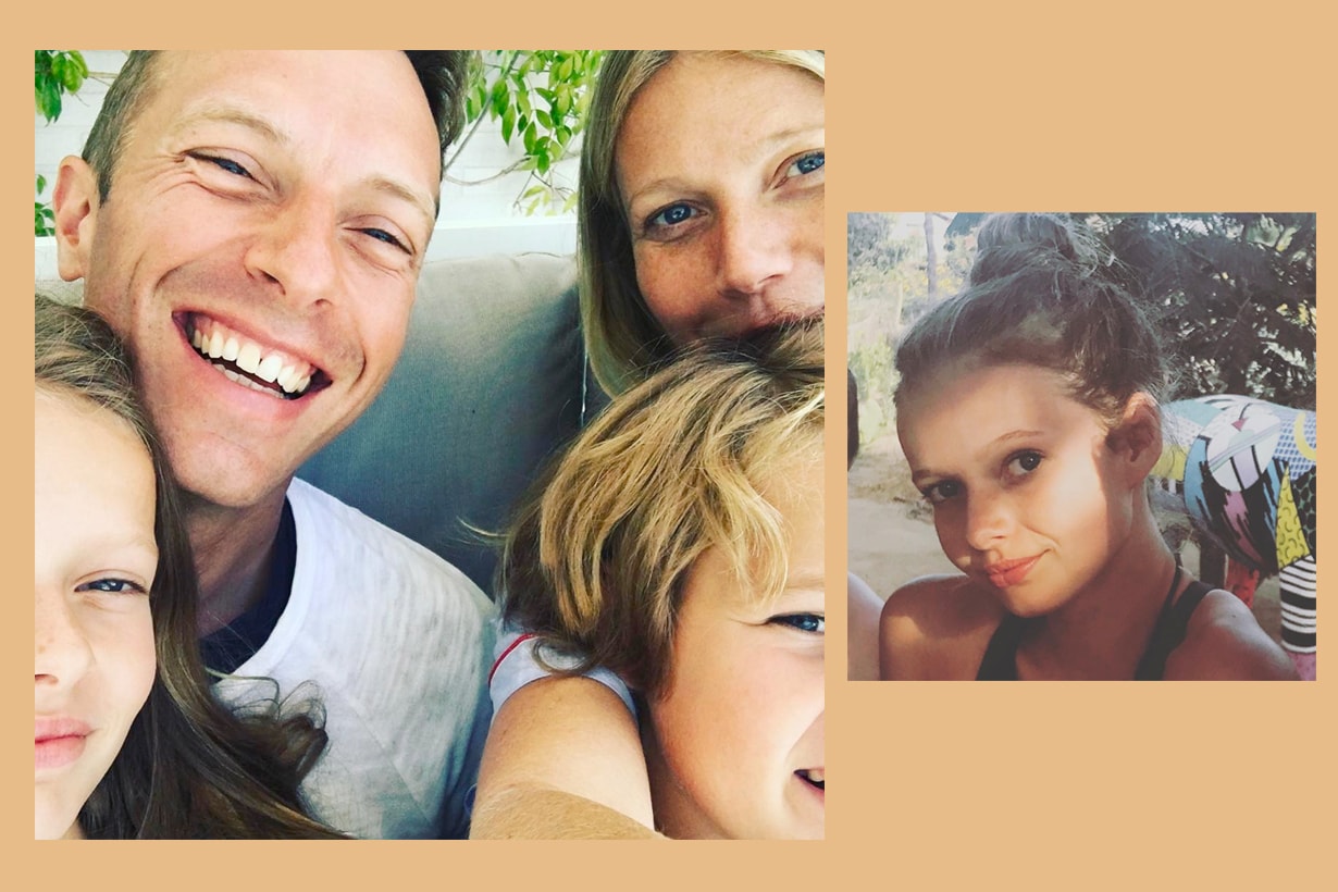 Gwyneth Paltrow Chris Apple Martin share instagram young beauty