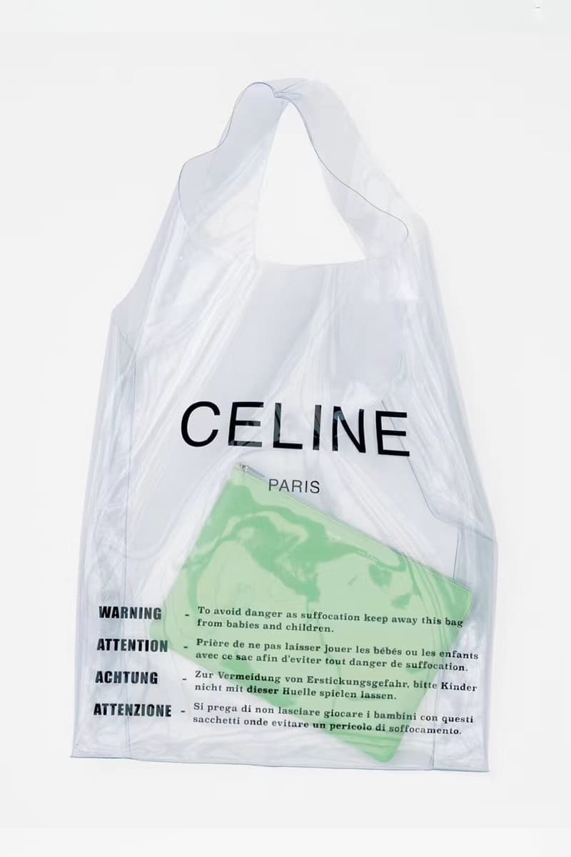 CELINE expensive cheap-looking handbags pvc takeout thank you