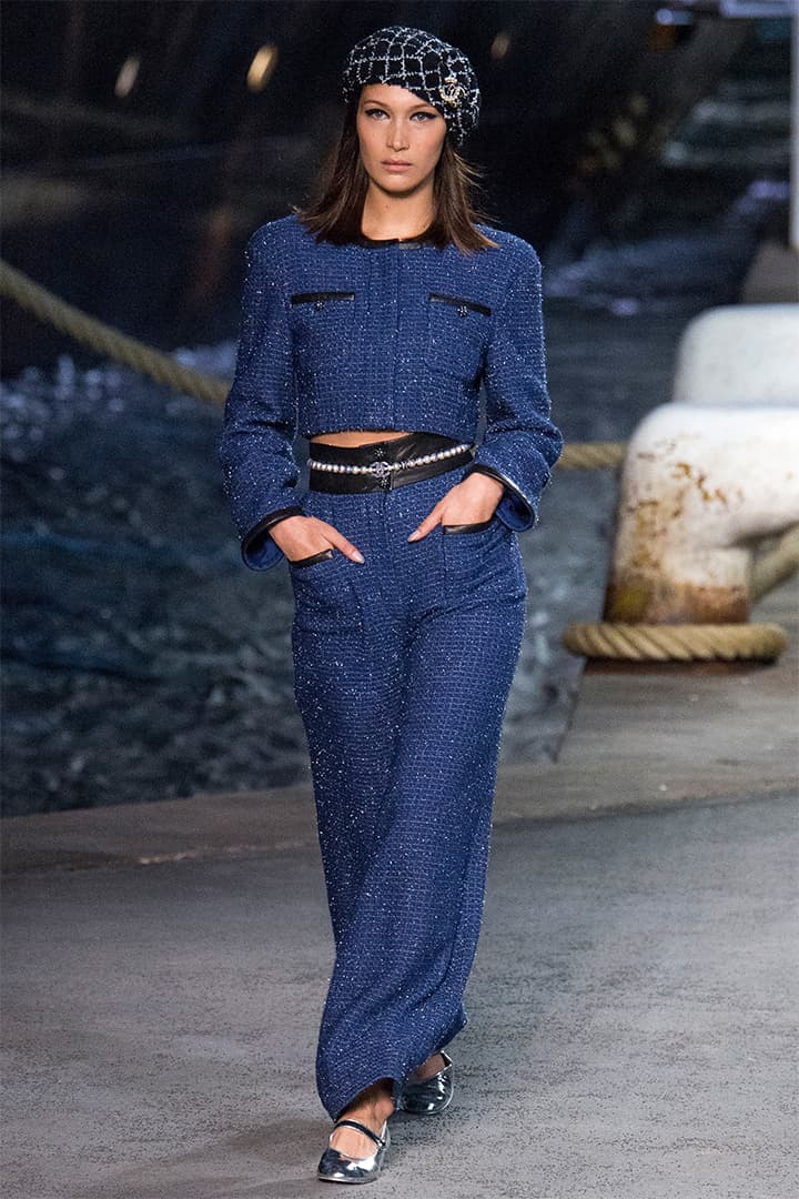 chanel-cruise-2019 runway marine style