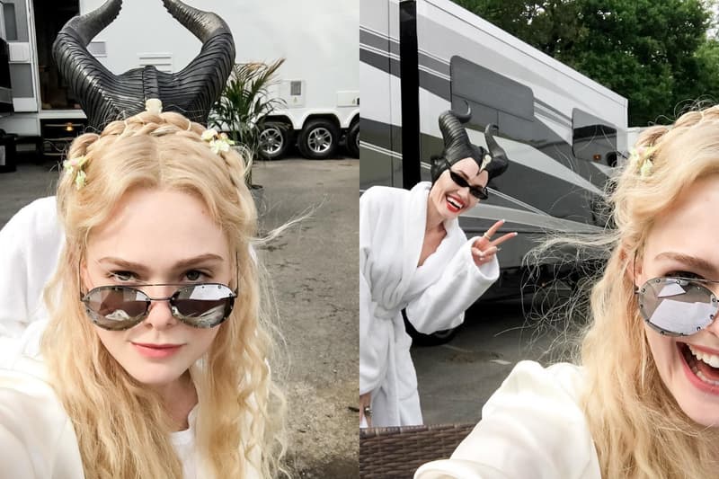 maleficent ii 2 Angelina Jolie Elle Fanning Behind the scenes disney movie sequel