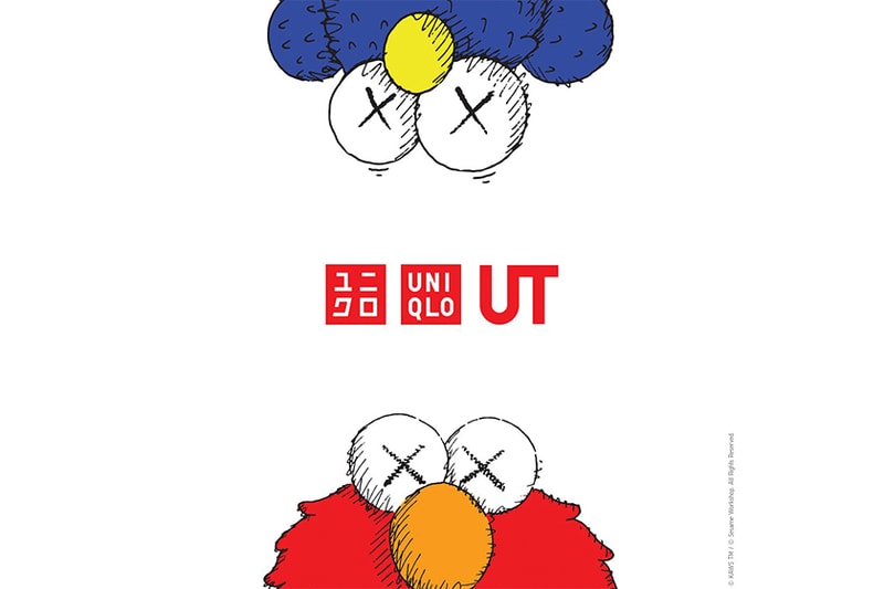 KAWS uniqlo UT seasame street summer 2018