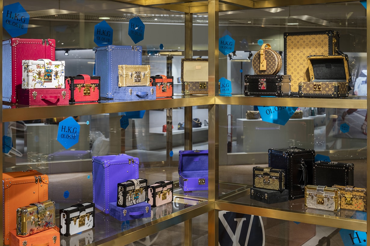 Louis Vuitton Hard Sided Pop Up Store Hong Kong