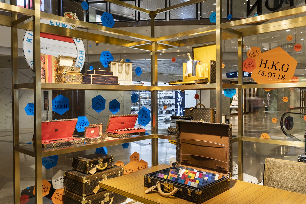 Louis Vuitton Hard Sided Pop Up Store Hong Kong