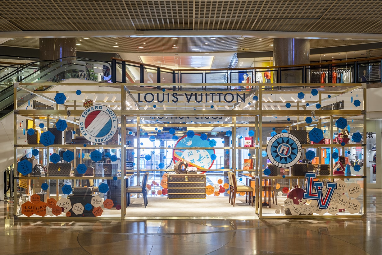 Louis Vuitton Hard Sided Pop Up Store Hong Kong