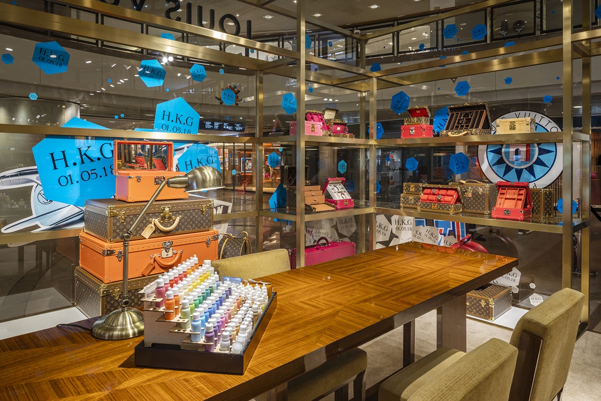 Louis Vuitton Hard Sided Pop Up Store Hong Kong