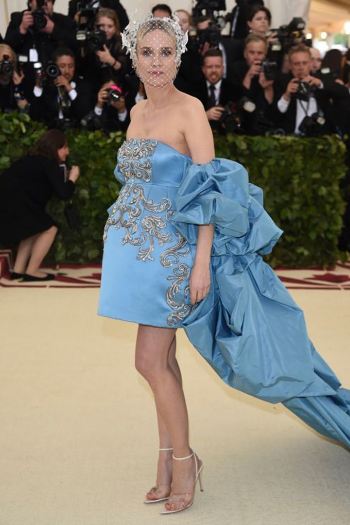 Diane Kruger in Philip Treacy Met Gala 2018