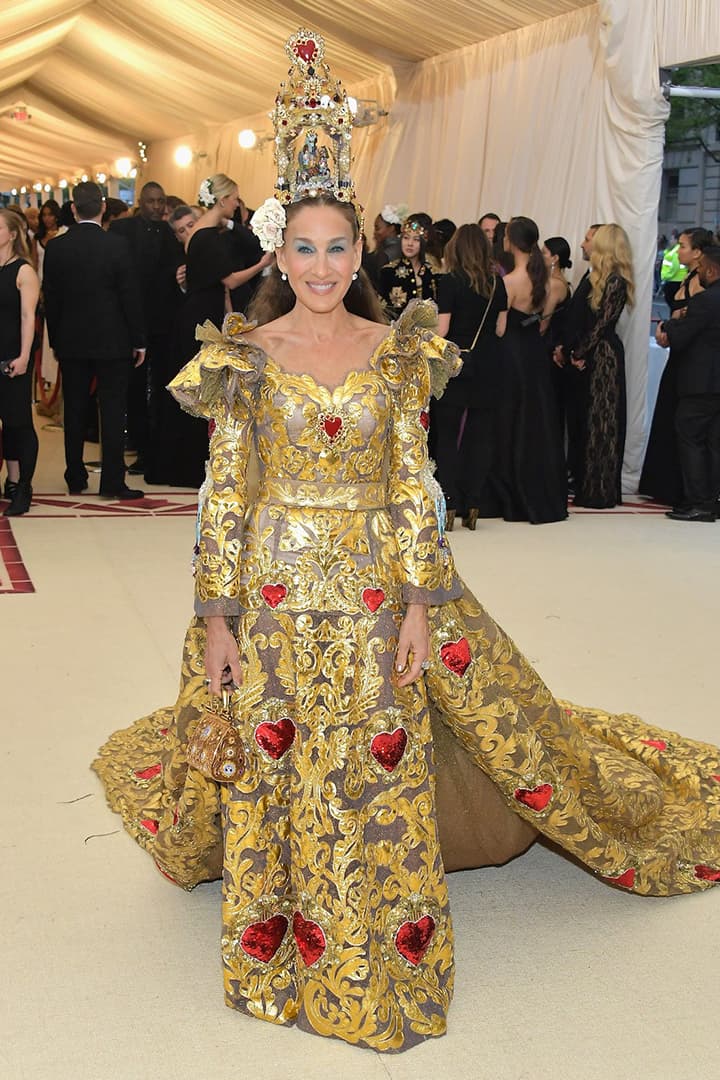 Sarah Jessica Parker in Dolce & Gabbana met gala 2018