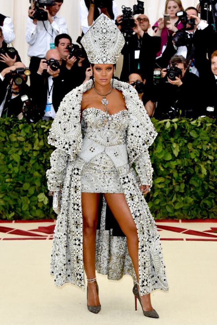 Rihanna in Maison Margiela Met Gala 2018