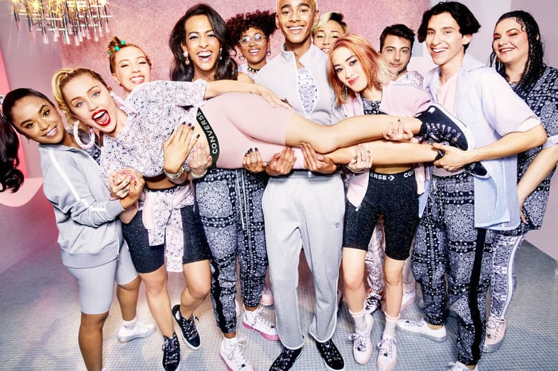 Miley Cyrus Converse glitter sneaker collaboration
