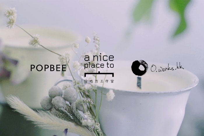 #POPBEEbash：一起參與「 POPBEE x O.works 」香薰蠟燭工作坊