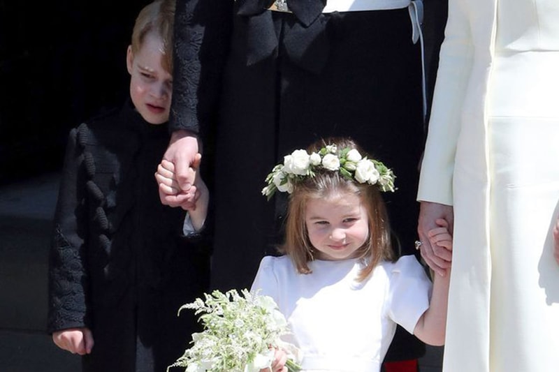 Prince George and Princess Charlotte in Royal Wedding