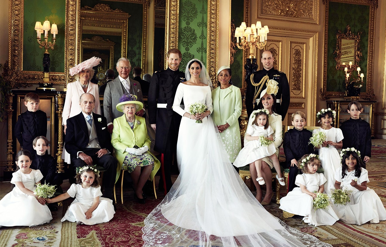 Prince-Harry-and-Meghan-Markle's-official-royal-wedding-portraits hidden meaning