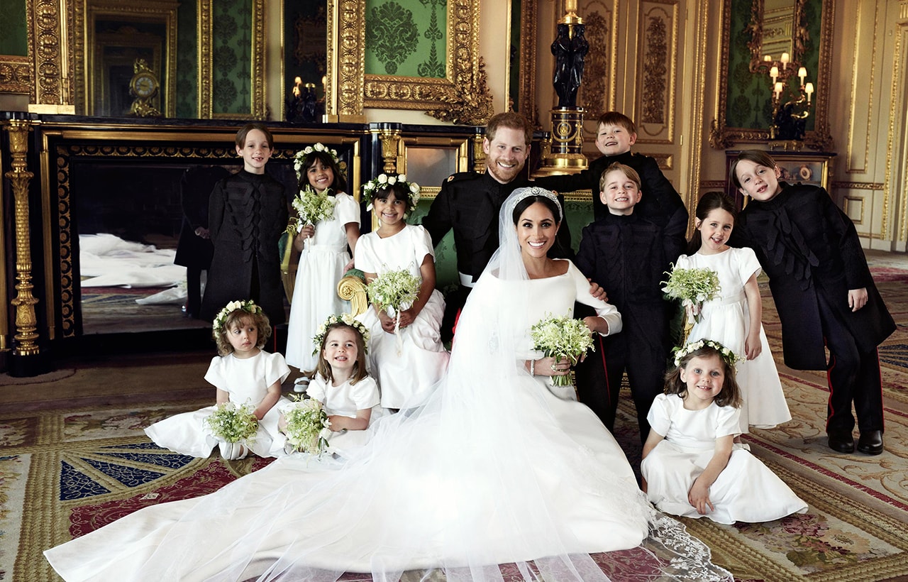Prince Harry and Meghan Markle's official royal wedding portraits hidden meaning
