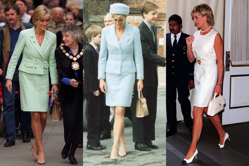 Princess Diana Chanel Double C logo