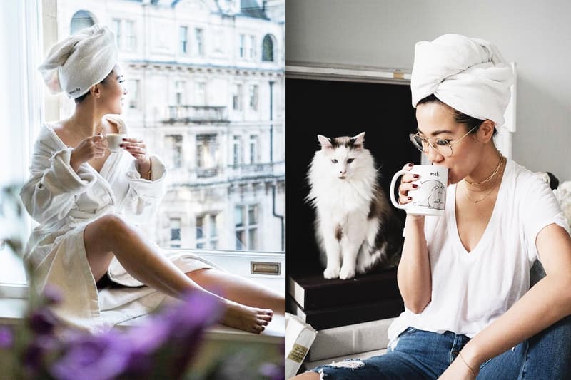Bathleisure instagram photo trend Victoria Beckham Bella Hadid Kim Kardashian