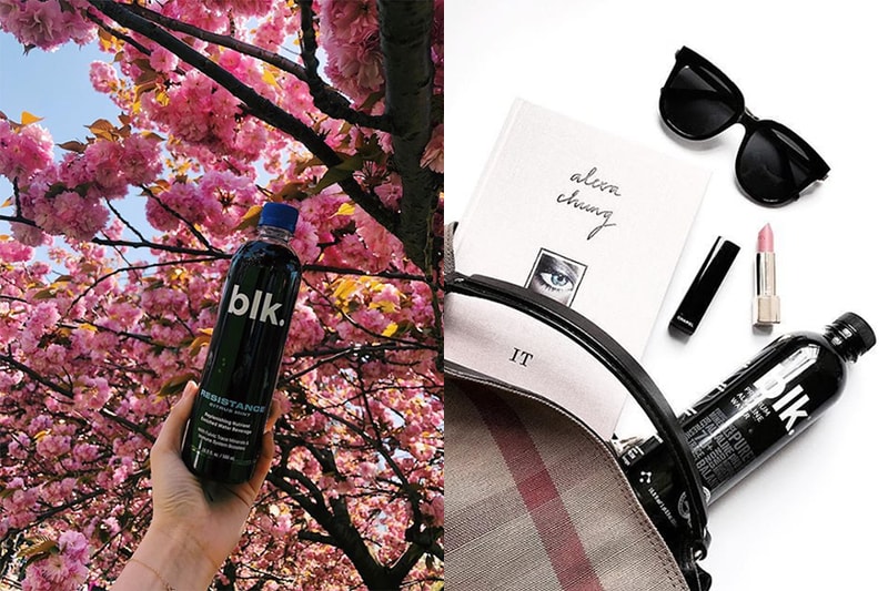 BLK black water Insatgrammable drinks