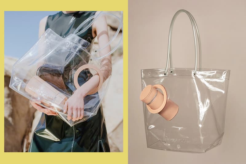 Building block pvc ssense tote limited edition