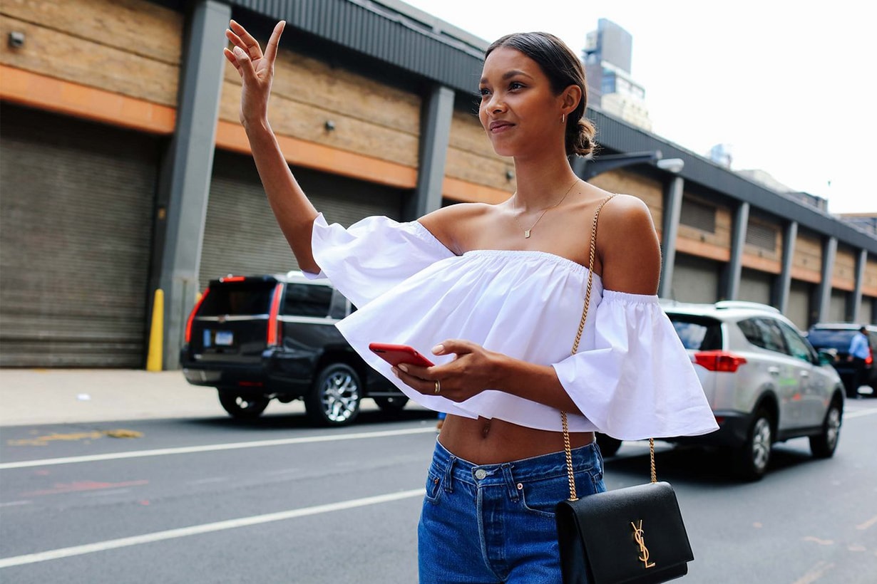 Crop top trend in summer