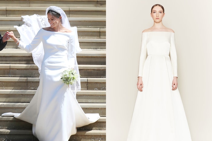 Givenchy 為 Meghan Markle 打造的 20 萬英鎊婚紗，竟然被指抄襲英國設計師作品？