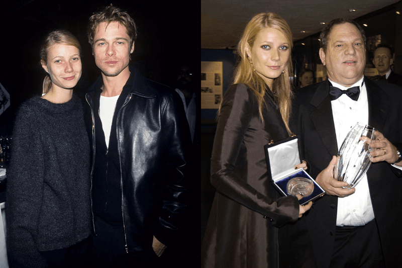 Gwyneth Paltrow , Brad Pitt and Harvey Weinstein
