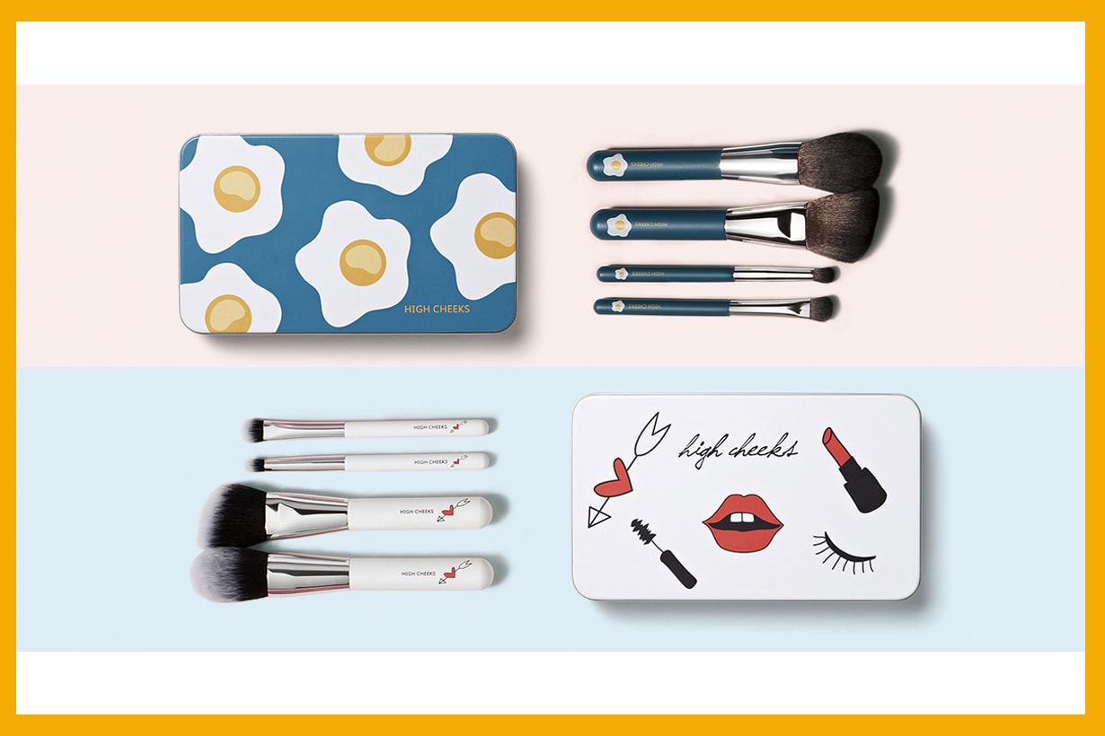 High Cheeks Innisfree Crossover Makeup Brushes Pouches Korean Cosmetics