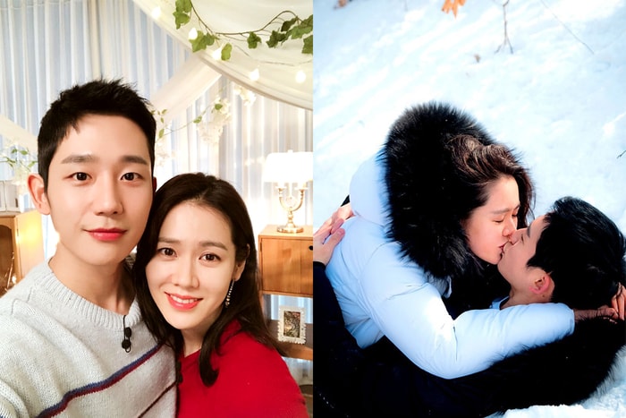 就是這一幕!讓人猜想丁海寅和孫藝珍是否跟隨著「宋宋 CP」的腳步,成為一下對戲假情真的情侶!